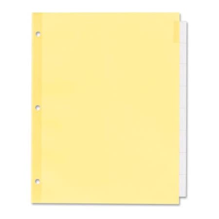 AVERY DENNISON Avery Office Essentials Economy Insertable Tab Divider, 8.5"x11", 8 Tabs, Buff/Clear 11468